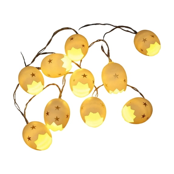 Gqtwoy Easter Bunny String Lights, Holiday Decoration, Indoor Outdoor Use, Colorful Waterproof Lighting, Festive Garden Decor, Flexible Arrangement