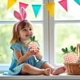 thumbnail image 1 of Gqtwoy Easter Candy Bags, Polyester Drawstring Treat Holders, Holiday Gift Bag, Multi-Scenario Reusable Organizer, Perfect for Egg Hunts and Parties, 1 of 6