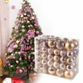 thumbnail image 1 of Gqtwoy Electroplated Christmas Tree Balls, 116 Pcs Christmas Ornaments Set, Shiny Holiday Decorations for Tree, Wreaths, and Garlands, Perfect for Home and Festive Decor, 1 of 5
