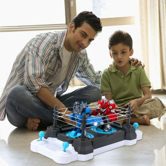 Gqtwoy Fighting Robot Ring Board Game, Interactive Punching Robots, Multiplayer Sports Playset, Indoor Boxing Toy for Reflex and Coordination, Perfect for Birthday and Christmas Gifts