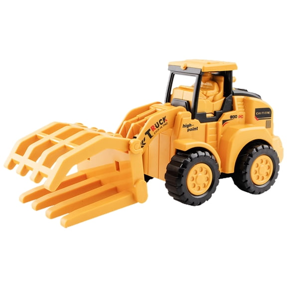 Gqtwoy Friction Powered Excavator Toy Car - No Batteries Needed, Hydraulic Piston Wavebox Design, ABS Plastic Children's Engineering Playset for Hand-Eye Coordination and Learning