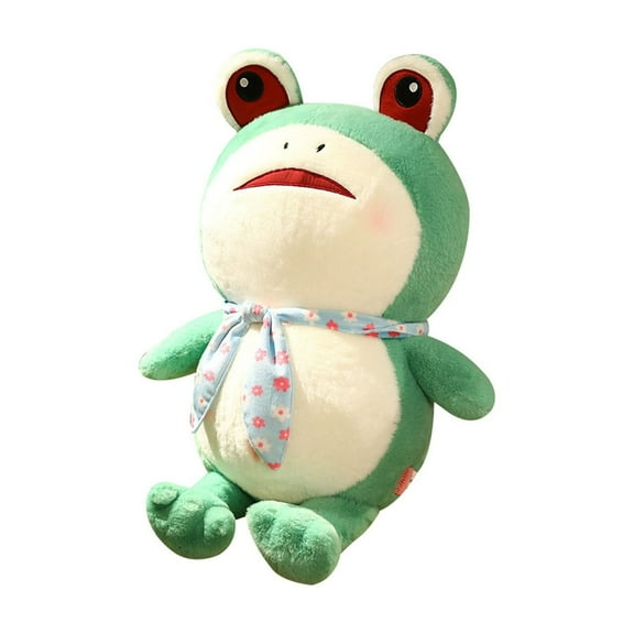 Gqtwoy Frogs Plush Doll Pillow - Adorable Green Stuffed Animal for Children, Perfect Holiday & Birthday Gift for Boys and Girls