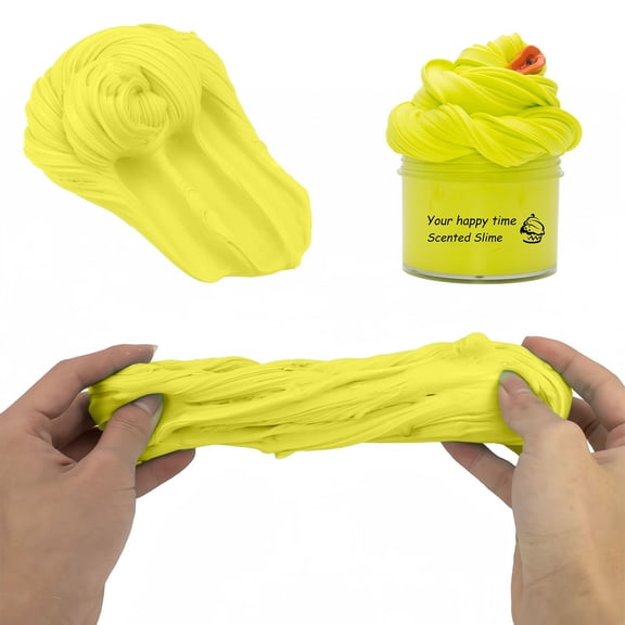 Gqtwoy Furry Cloud Slime DIY Craft, Soft Stretchy Texture, Non Settling Formula, Stress Relief and Sensory Play, Creative Sculpting Art