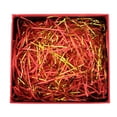 thumbnail image 1 of Gqtwoy Gold Threaded Mixed Paper Shreds, Raffia Wedding Favour Box Filler, Gift Packaging Material, Decorative Confetti Shreds, Ideal for Birthdays, Holidays, DIY Projects, 1 of 6