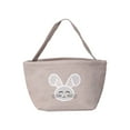 thumbnail image 1 of Gqtwoy Imitation Linen Easter Basket Soft Cloth Decoration, Lightweight Versatile Storage Bag, Perfect for Home Use, Washable and Durable, Multi-Purpose Organizer, 1 of 6