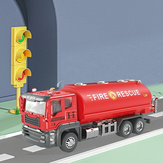 Gqtwoy Inertial Alloy Engineering Vehicle, Excavator Concrete Tanker Truck, Durable Alloy Construction Toy, Educational Playset for Creative Thinking, Ideal Gift for Special Occasions