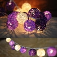thumbnail image 1 of Gqtwoy LED Rattan Ball Decorative Light String, USB Powered Fairy Lights, Indoor Outdoor Wedding Decor, Unique Woven Lights for Festivals and Holidays, 1 of 8