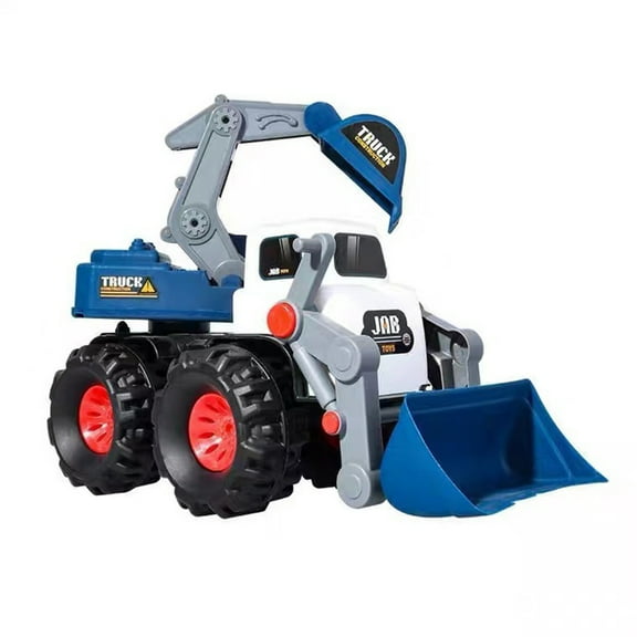 Gqtwoy Large Simulation Engineering Vehicle Excavator Building Toy, Realistic Action Construction Truck, Indoor Outdoor Play, Gift for Little Builders, Safe ABS Material