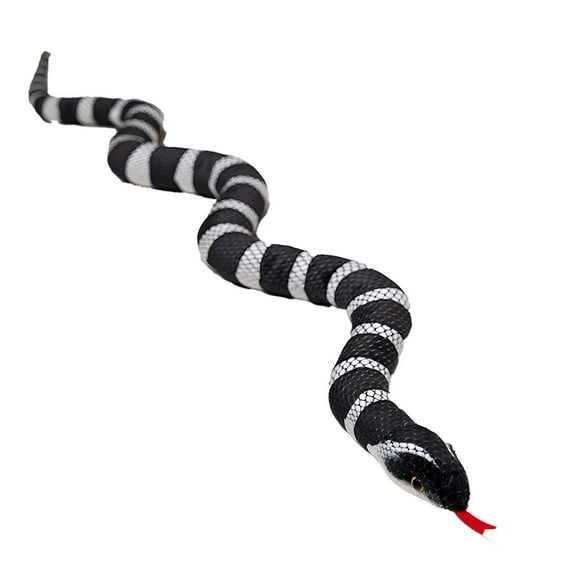 Gqtwoy Lifelike 59-Inch Plush Snake Toy for Kids - Realistic Stuffed Animal for Zoologist Costume, Halloween Fun, and Birthday Gift