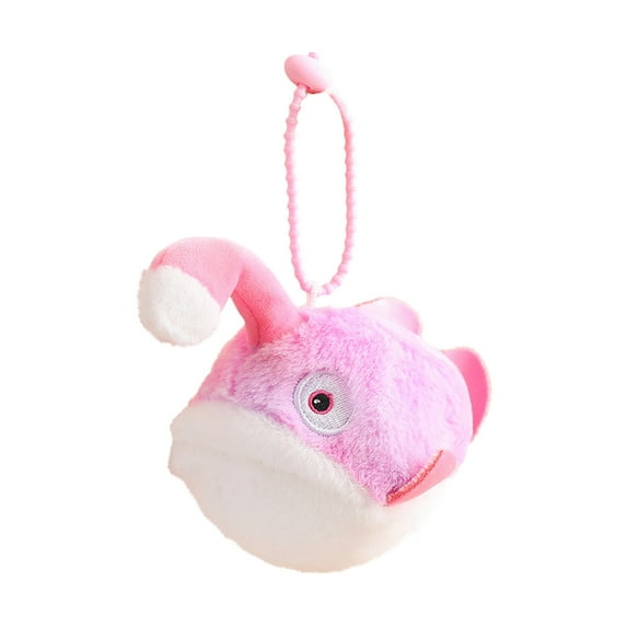 Gqtwoy Light-up Lantern Fish Plush Pendant - Adorable Kissing Mouth Fish with Magnetic Function, Perfect for Kids' Decoration and Cuddling