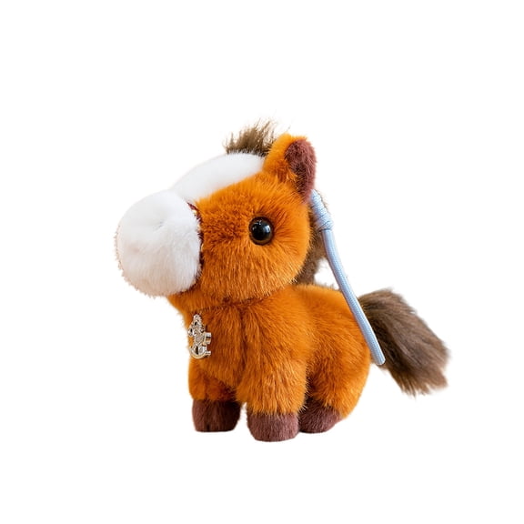 Gqtwoy Little Ponys Plush Toy 2026 Year Of The Horses Mascots Stuffed Toy Decorative Pendant, Festive Decorations, Soft Fabric Ornament, Lunar New Year Gift, Symbol of Strength and Progress