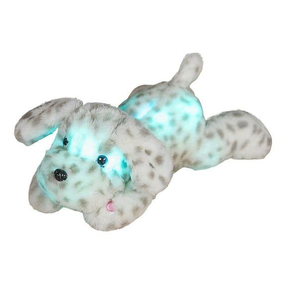 Gqtwoy Luminous Doll LED Light Toy Plush Stuffed Animal Pillow Color Changing Night Light for Halloween Gifts, Soft Glow Toy with Timer for Relaxation and Comfort