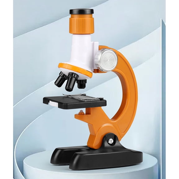 Gqtwoy Microscope for Adults Kids Students, 100X-1200X Microscopes, Biological Compound Monocular Microscope Kit for School Lab, Homeschool Educational Toys Christmas Gifts