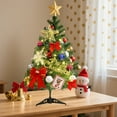 thumbnail image 1 of Gqtwoy Mini Christmas Tree with LED Lights, Tabletop Artificial Christmas Tree, Small Christmas Pine Tree for Indoor Holiday Decor, LED Christmas Tree for Home, Dorm Room, and Office Decoration, 1 of 6