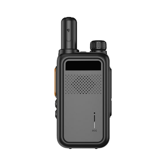 Gqtwoy Mini Wireless Talkie, Long Range Handheld Talkie, Outdoor Communication Device, Compact Design, Clear Sound Quality, Hands-Free Function, USB Charging