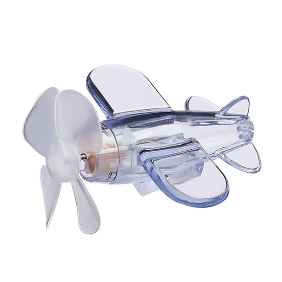 Gqtwoy Motorcycle Helmet Ornament, Luminous Small Airplane Decoration, Rotatable Propeller, Durable Plastic, Unique Gift for Motorcycle Enthusiasts, Fun Bike Accessory