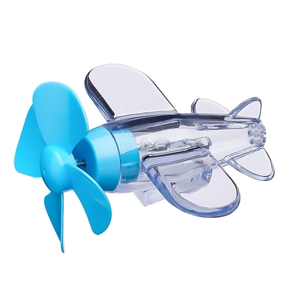 Gqtwoy Motorcycle Helmet Ornament, Luminous Small Airplane Decoration, Rotatable Propeller, Durable Plastic, Unique Gift for Motorcycle Enthusiasts, Fun Bike Accessory