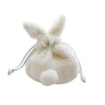 thumbnail image 1 of Gqtwoy Plush Bunny Storage Bag, Easter Bunny Ear Drawstring Pouch, Cute Plush Toy Organizer, Lightweight Candy Storage Solution, Soft Material, Playful Design, 1 of 6