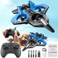 thumbnail image 1 of Gqtwoy RC Plane Remote Control Airplane, Foam Drone Aircraft, Altitude Hold, Headless Mode, Gifts for Adults, Easy to Use, LED Lights, Aerobatic Flying, 2.4GHz Control, 1 of 9