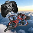 thumbnail image 1 of Gqtwoy RC Plane Remote Control Airplane Foam Drone, Headless Mode, LED Lights, Beginner Friendly, Easy to Operate, Aerobatic Flying, USB Charging, 2.4Ghz Control, Great for Adults, 1 of 9
