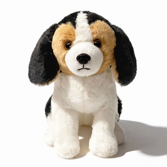 Gqtwoy Realistic Dog Plushie Toy Lifelike Lying Down Puppy Stuffed Animal, Super Soft Cuddly Home Decor Gift for Dog Lovers, Perfect Companion for Relaxation and Comfort, High-Quality Simulation Pet