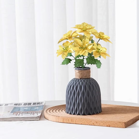 Gqtwoy Realistic Simulated Flower Home Decoration Fake Bouquet, Low Maintenance Artificial Flowers, Durable Synthetic Blooms, Perfect for Home and Office Decor