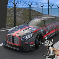 Gqtwoy Remote Control Car High-speed RC Drift Racing Car Light Music Spray Four-wheel Drive Stunt Car All Terrain Rechargeable USB Charger