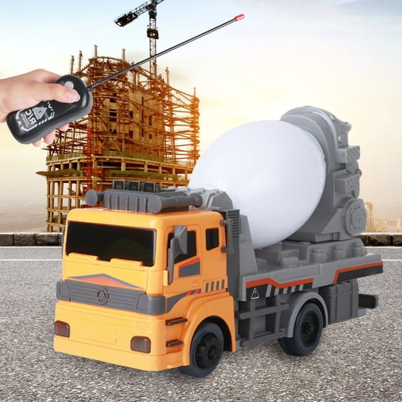 Gqtwoy Remote Control Excavator Truck, 2-Channel Engineering Vehicle, RC Construction Toy, Realistic Sounds & Lights, Indoor/Outdoor Play Vehicle, Creative Role Playing Experience