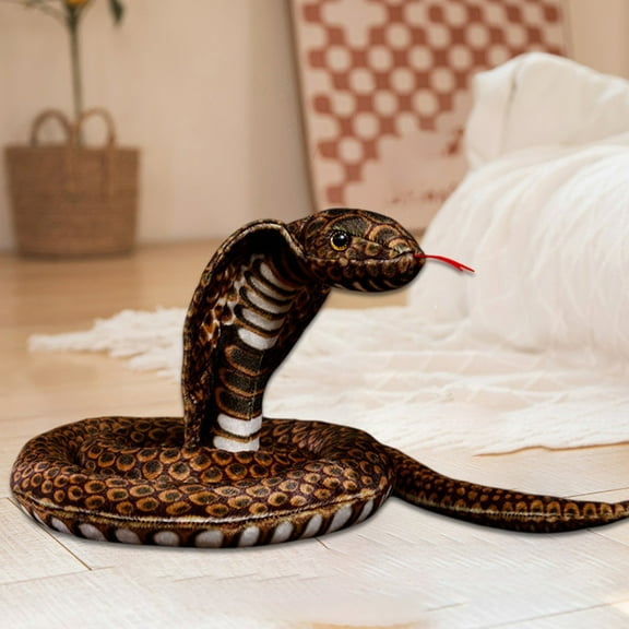Gqtwoy Simulated Eye Snake Plush Toy, Soft and Comfortable, Eco-Friendly Filling, Stress Relieving, Perfect for Birthday Gifts, Christmas Gifts, Decorative Companion, All Ages