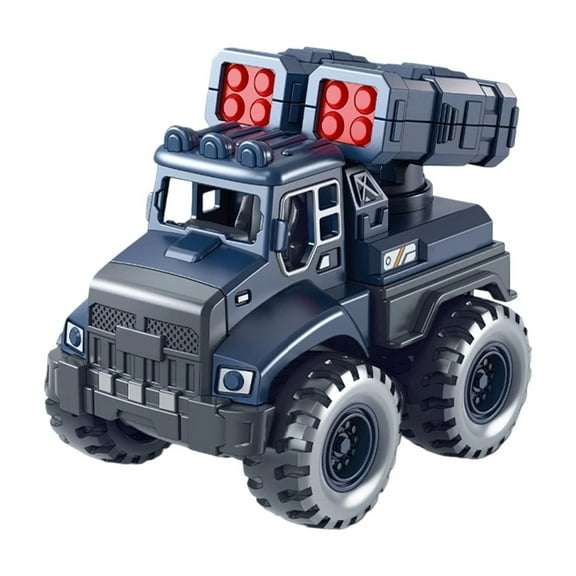 Gqtwoy Simulation Military Aircraft Missile Toy Car, Inertial Drive, Multi Joint Design, Interactive Engineering Vehicle, Perfect Gift for Holidays and Birthdays
