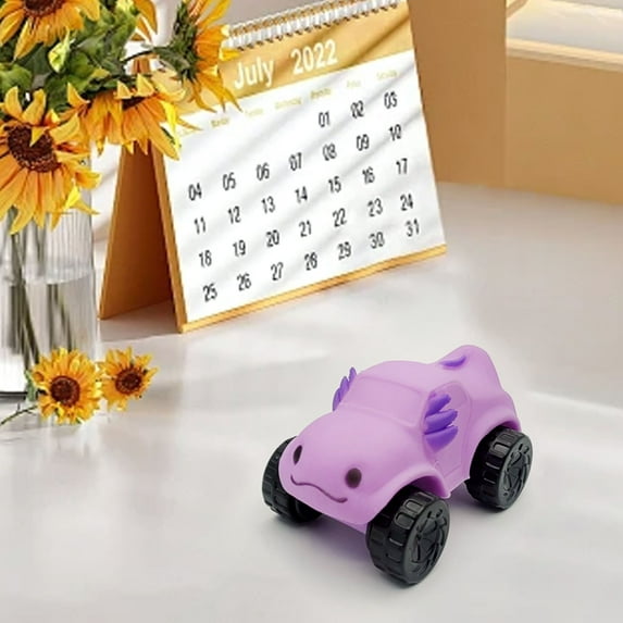 Gqtwoy Stretchable Dinosaur Transformer Scooter - Durable Rubber Sand Car Toy with Wheels, Motor Skill Development for Kids, Bright Colors & Safe Edges