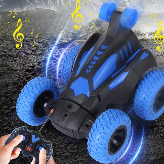 Gqtwoy Stunt Dump Truck, Remote Control Vehicle, Off-road, Rechargeable, Exciting Lighting Toys for Outdoor Fun, Durable Design, Wireless Play