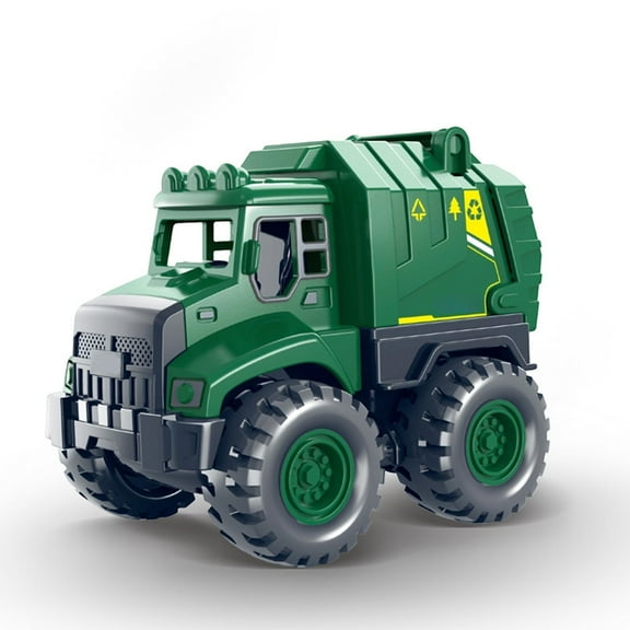 Gqtwoy Toy Cars Simulation Model, Environmental Sanitation Garbage Truck, Inertial Drive, Interactive Experience, Great for Holiday Gifts, Durable Plastic Vehicle