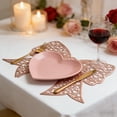 thumbnail image 1 of Gqtwoy Valentines's Day Bow PVC Table Mat, Waterproof Table Mat, Scald Resistant, Western Style Table Decoration, Ideal for Parties and Gatherings, 1 of 7