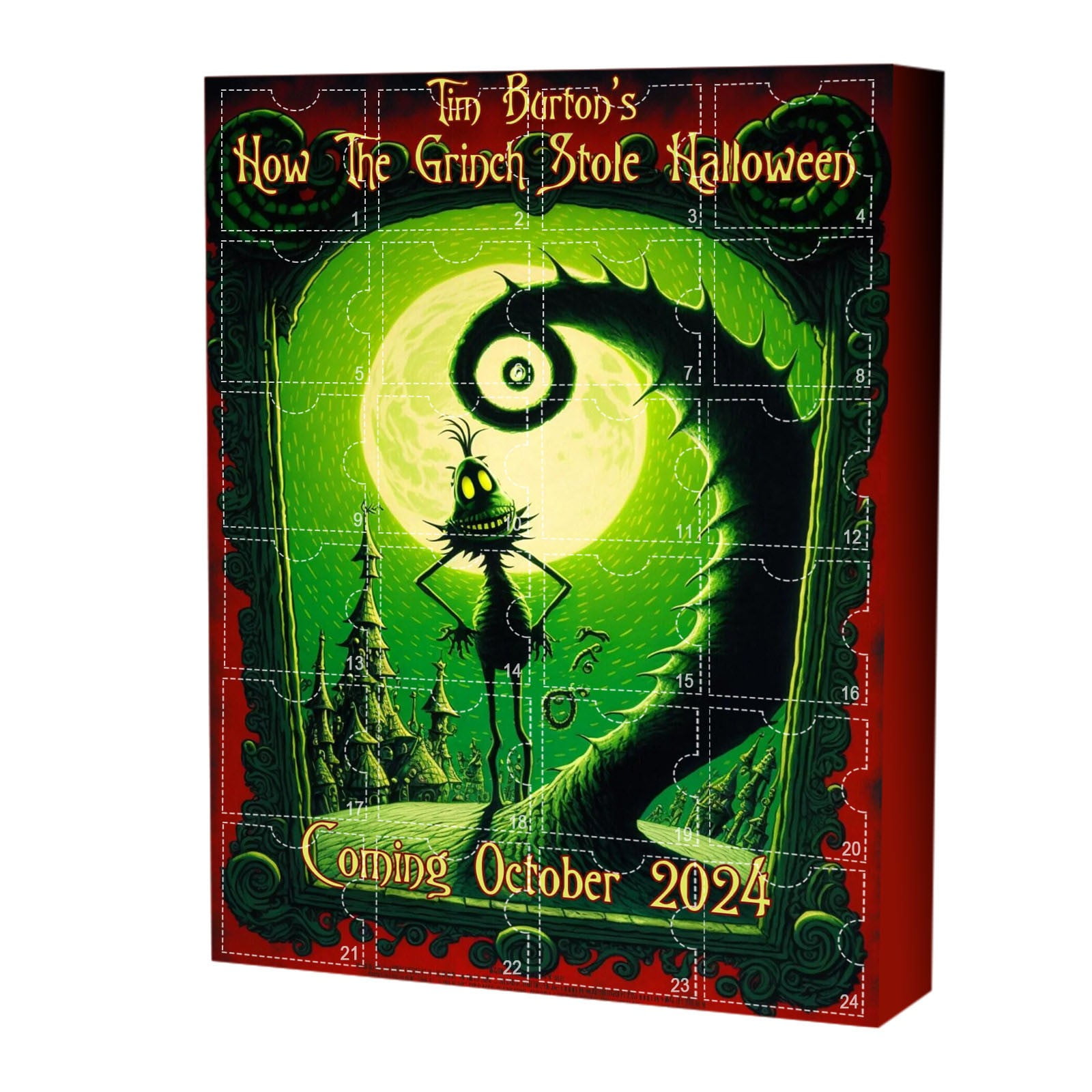 Gr1nch Advent Calendar 2024 Kids,2024 Christmas Advent Calendar