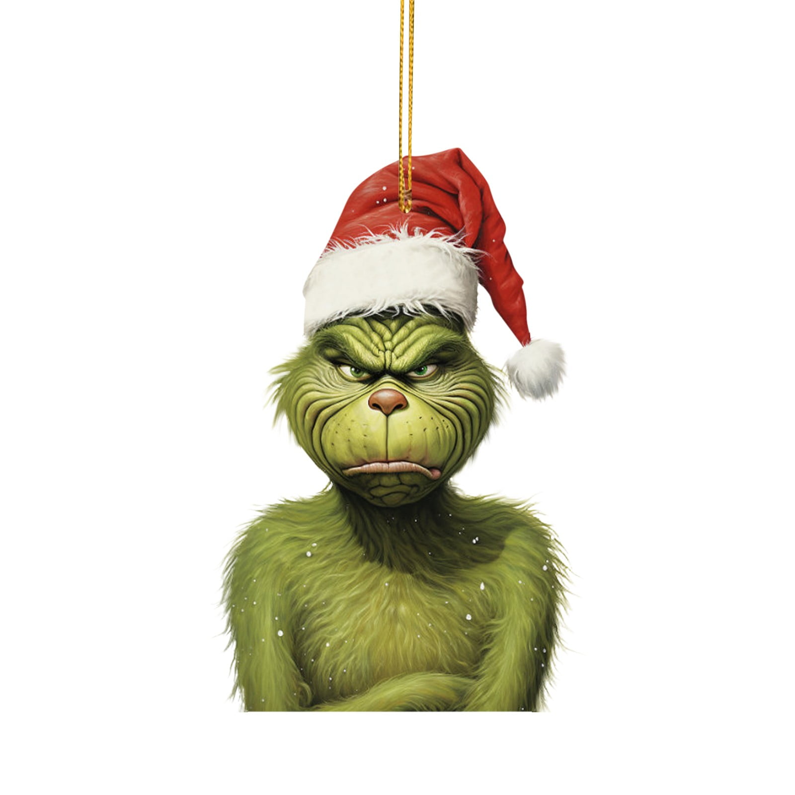 Gr1nch christmas decorations Cartoon Acrylic Green Pendant Holiday Tree