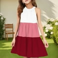 thumbnail image 1 of GrRotKP Girl's Halter Neck Sleeveless Summer Dress Girl Dress Sundresses Summer Beach Dress Girls Dress, 1 of 3