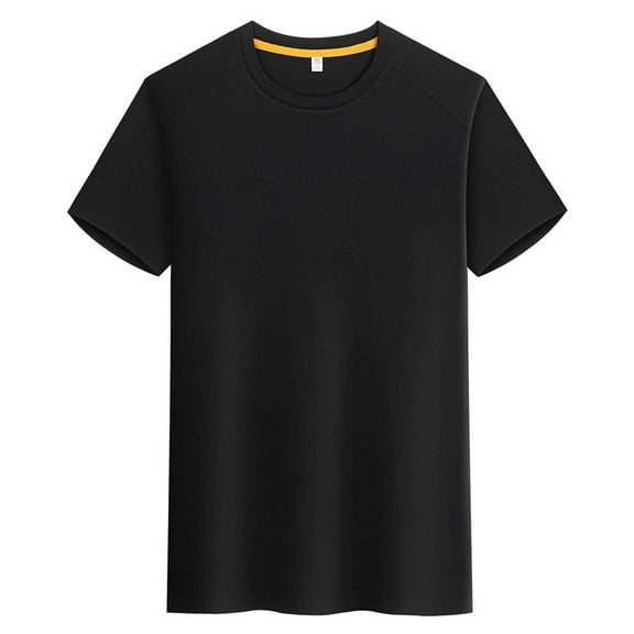 GrRotKP Mens T Shirts Trendy Plain Tshirts for Men Casual Mens Short Sleeve T Shirts Comfy Round Neck Shirt Workout Shirt for Men 2025 Basic Tee M