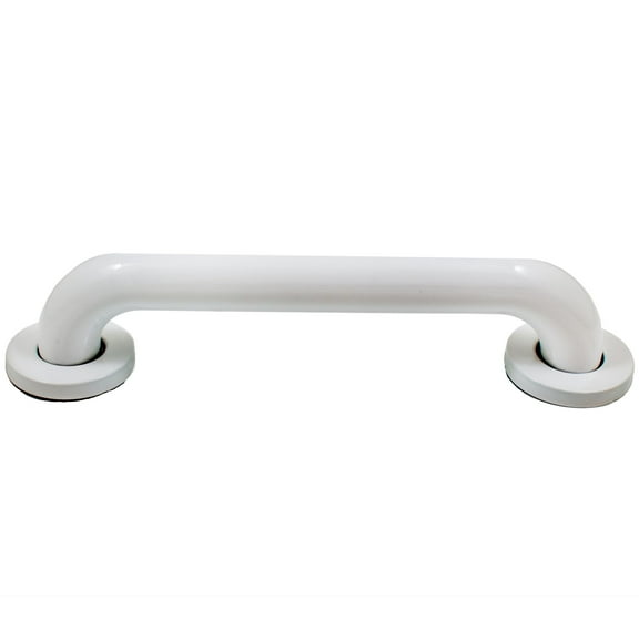 Grab Bar, 24 Inches, 1-1/2" Diameter, 1-1/2" Wall Clearance, Concealed Screws, White by Stone Harbor Hardware