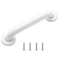 thumbnail image 1 of Grab Bars for Bathtubs and Showers | White Shower Grab Bars For Seniors | 30” Long Grab Bars For Wall | Stainless Steel 304 Anti Rust Material | ADA | Handicap Grab Bars For Shower & Toilet, (Smooth), 1 of 7