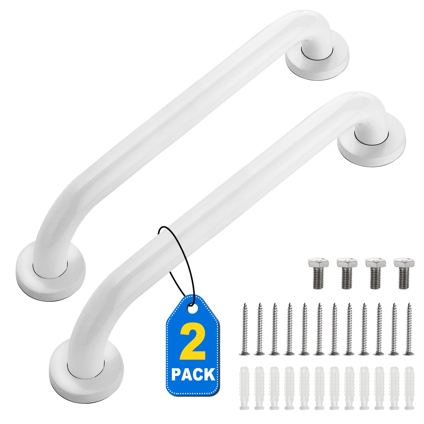 Grab Bars for Shower, 2 Pack 16Inch Bathroom Shower Handles, Stainless ...