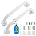 thumbnail image 1 of Grab Bars for Shower, 2 Pack 24inch Bathroom Shower Handles, Stainless Steel Bathroom Handle for Elderly, Seniors and Handicap, Enhancing Bathroom Safety and Stability, White (Maximum Weight 500lbs), 1 of 7