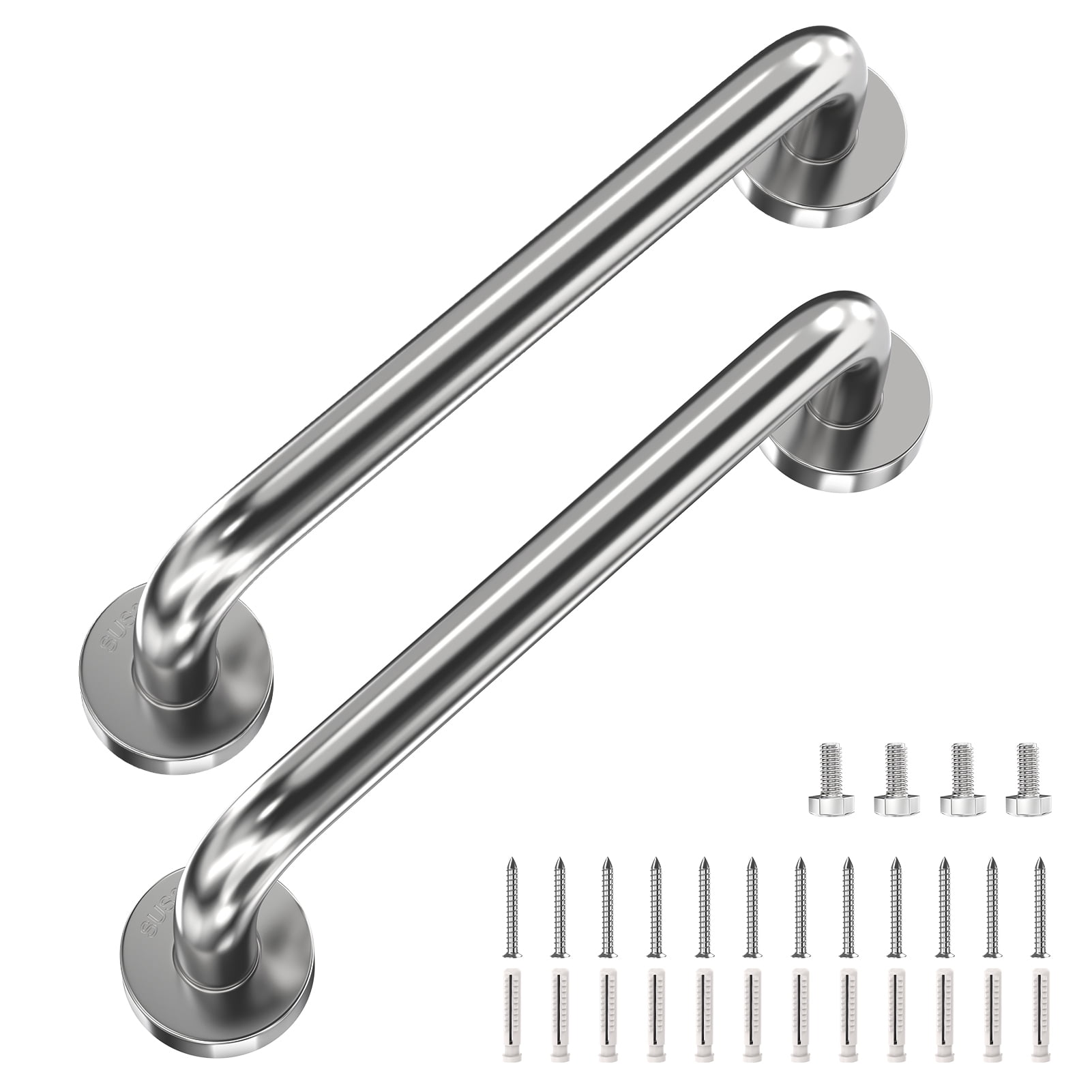 Grab Bars for Bathtubs and Showers, 2 Pack 15.7 Inch Shower Grab Bars