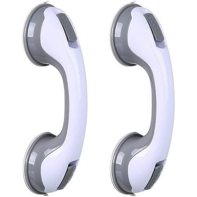Grab Bars for Shower, 12 Inch Shower Handle Strong Suction Shower Grab