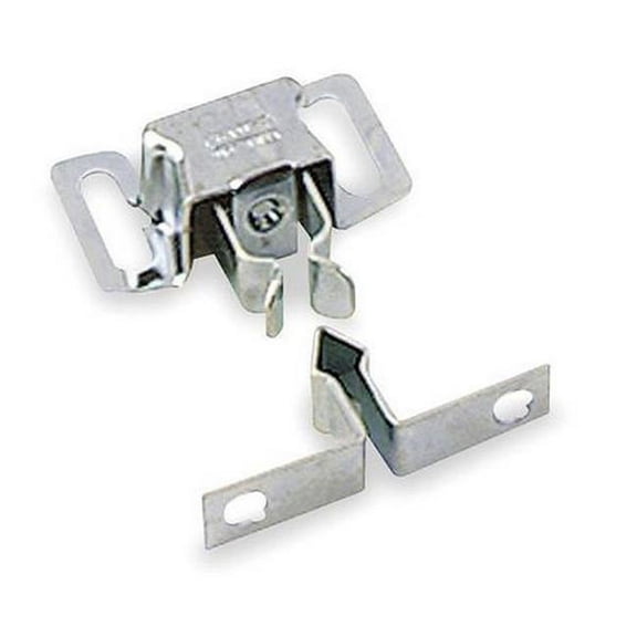 Grab Catch, Pull-to-Open, Spring, 4 lb., Catch/Latch Width: 1 3/32 in 1VZV7