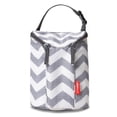 thumbnail image 1 of Grab & Go Double Bottle Bag - Chevron, 1 of 6