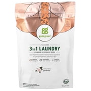 Grab Green 3-in-1 Laundry Detergent Pods, 24 Count, Gardenia Scent, Plant and Mineral Based, Superior Cleaning Power, Stain Remover, Brightens Clothes