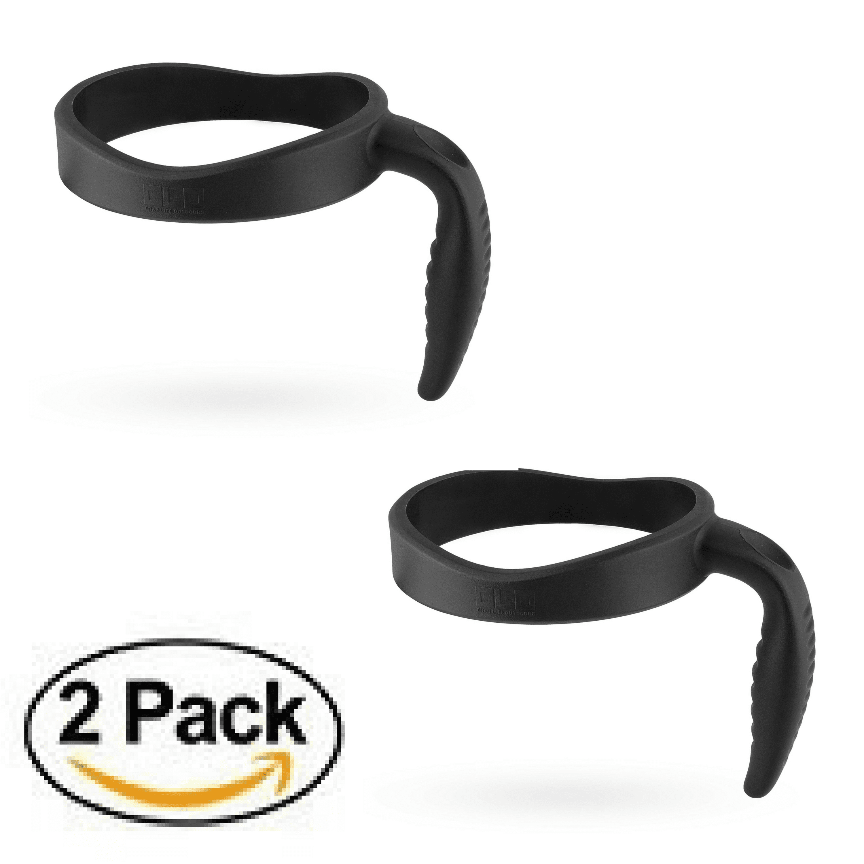 Grab Life Outdoors Handle for 40 oz Tumblers - Fits Ozark Trail, Rtic, Magnum Steel, Pure & More - Handle Only (Black)