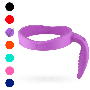 Grab Life Outdoors (GLO) - Handle For 40 Oz Tumbler - Fits Ozark Trail, RTIC, Pure And More - Handle Only (Purple)