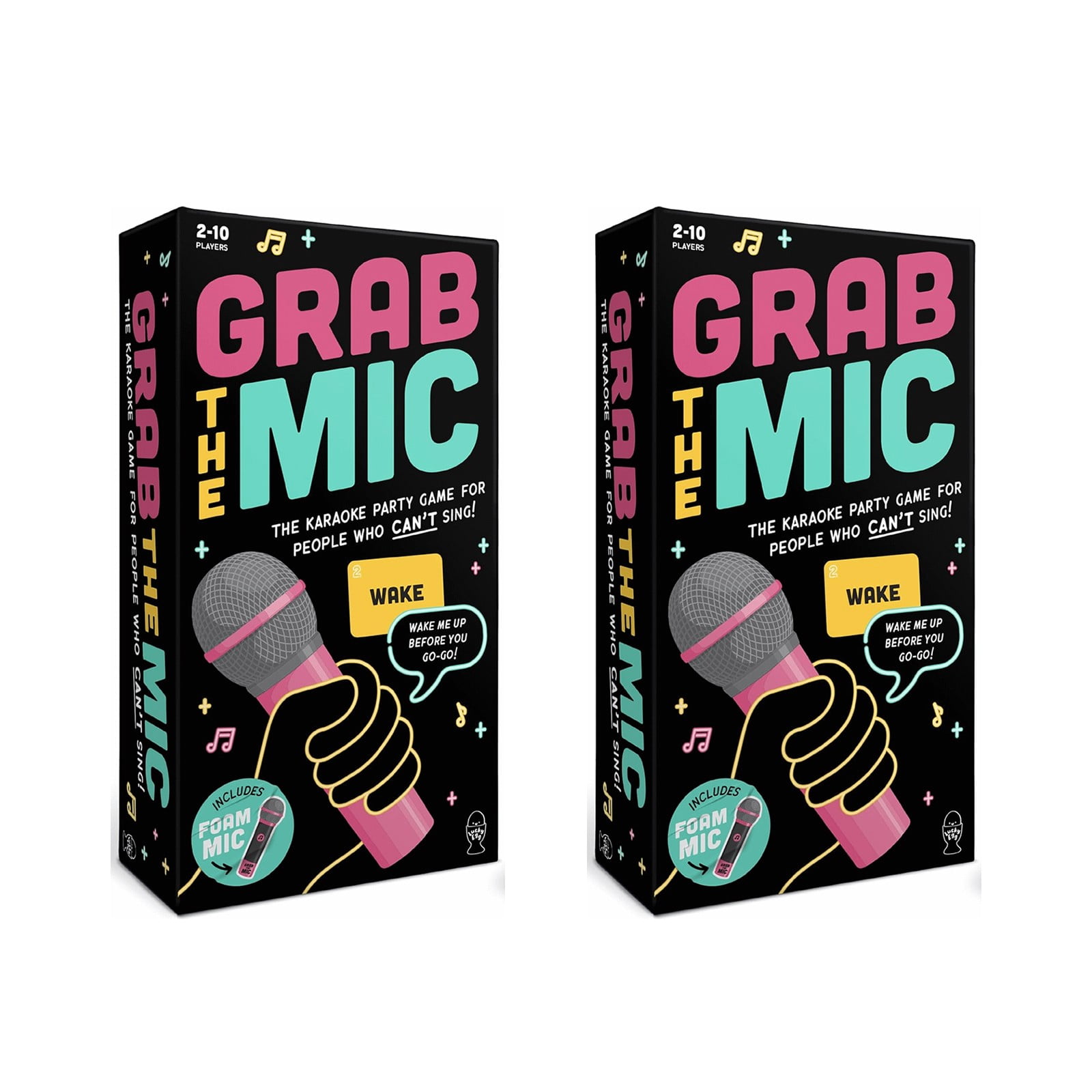 Grab The Mic - The Family Karaoke Game 8+ Year Olds, 2-10 Players